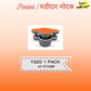 1 PIECE PLEATED - खाचेदार