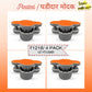 4 PIECE PLEATED - खाचेदार