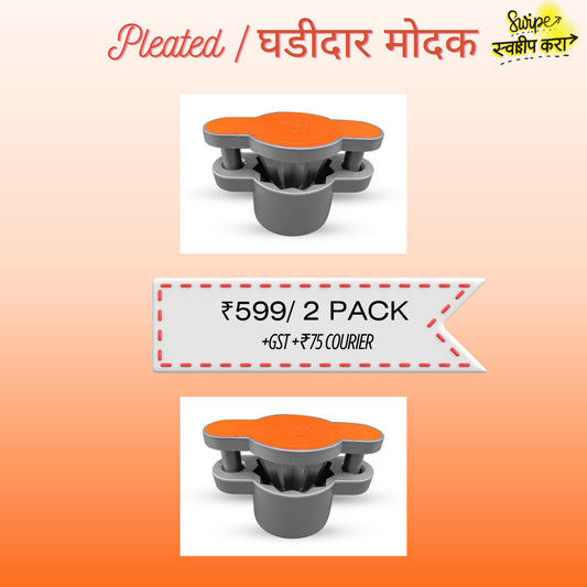 2 PACK PLEATED